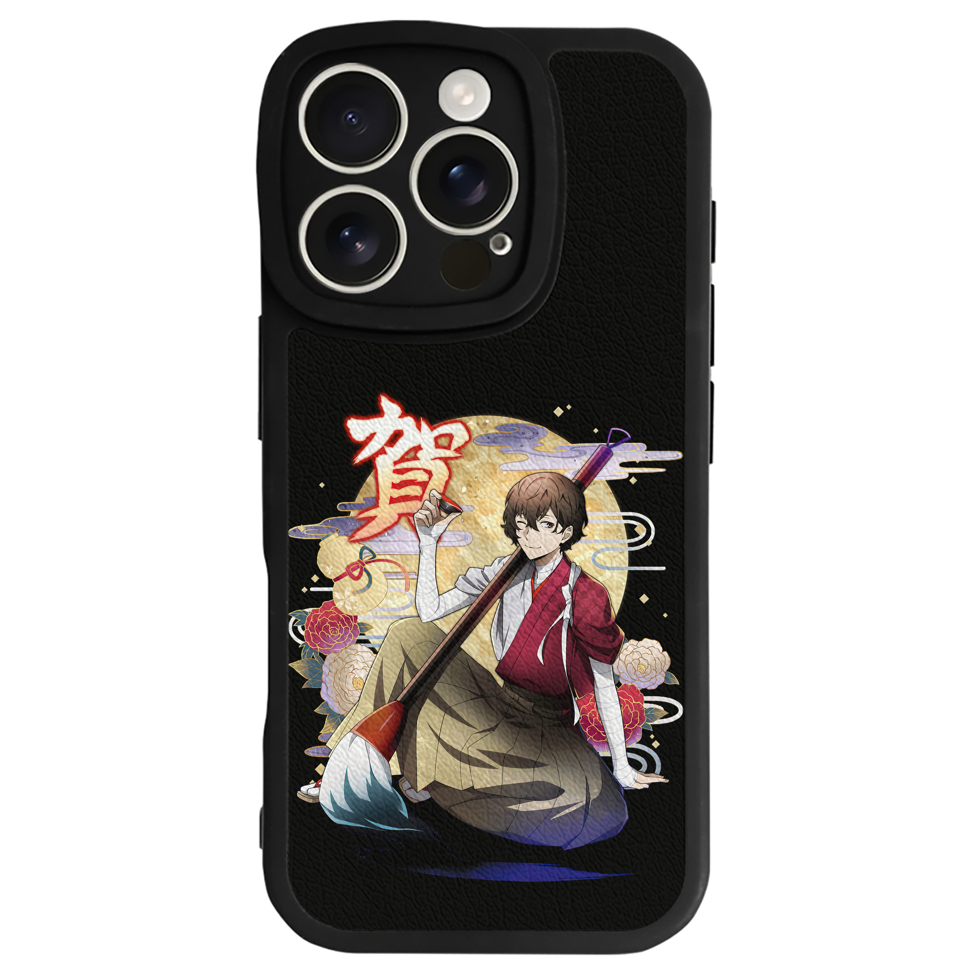 （画像用） 文豪ストレイドッグス Bungo Stray Dogs 【iPhone 16シリーズ対応】シリコンスマホケース（レザー調） 材質：シリコン